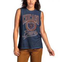 Junk Food Womens NFL Chicago Bears Vintage Muscle Tank Shirt New XXS-XL