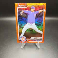 2026 Topps All Star Justin Steele Orange Rainbow Foil #/25 Cubs