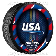 2025 NHL 4 Nations Face-Off Team USA Souvenir Collectors Hockey Puck