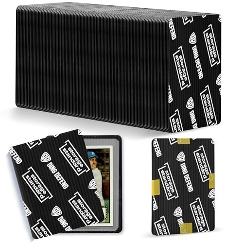 Ding Defend 110-Pack Trading Card Protector Shipping – 3.5 x 4.5 Inch Black Hobb