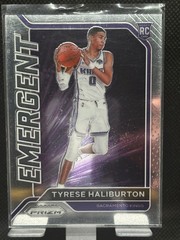 2020-21 Panini Prizm #29 Tyrese Haliburton Emergent