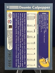 2003 Topps Chrome – Daunte Culpepper #39 Black Refractor /599
