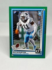 Nic Scourton 2025 Donruss Rookies & Highlights Green /5 Panthers #DRH-53