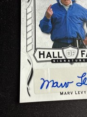 Marv Levy Auto 2021 Leaf Hall Of Fame Signatures Bills #HOF-MLI