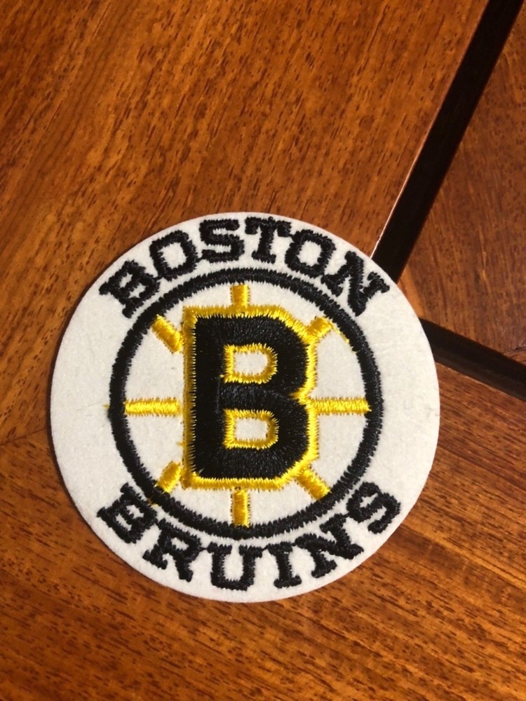 NHL BOSTON BRUINS IRON ON ROUND PATCH 2 7/8”
