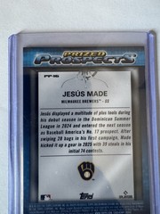 Topps 2025 Bowman Draft Prized Prospects PP-16 Jesus Made Pink Mojo RC /199