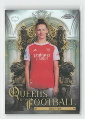 2025-26 Topps Chrome UEFA Women&rsquo;s #QF-2 Emily Fox Queens Of Football