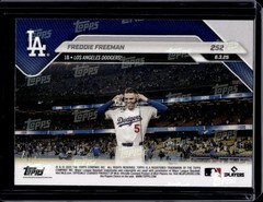 2025 Topps Now #252 Freddie Freeman Base Card (Qty)