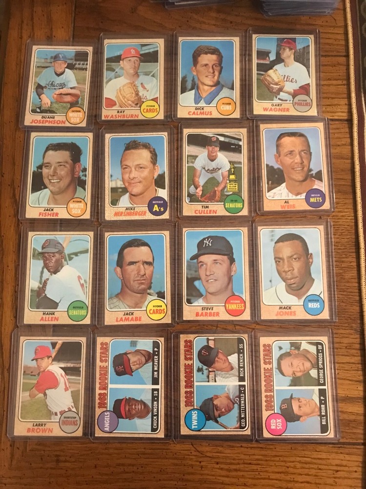 Tim Cullen 1968 Topps (Sale Is For Card In Title) (15,383