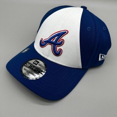 Atlanta Braves City Connect New Era 39THIRTY Hat Men Medium/Large Blue White NEW