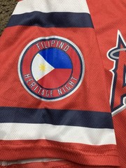 Los Angeles Angels Filipino Heritage Night SGA MLB Baseball Jersey Mens Size XL