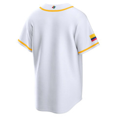 NIKE COLOMBIA World Baseball Classic WBC 2026 WHITE LOOSE FIT BLANCA JERSEY