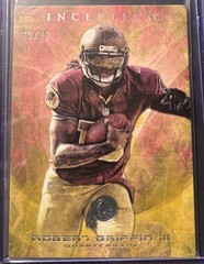 Robert Griffin III 2013 Topps Inception SSP 75/75 eBay 1/1 Bookend Redskins