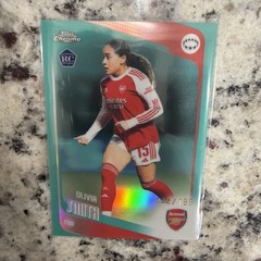 2025-26 Topps Chrome Uefa Womens Champions League Olivia Smith RC Aqua /199