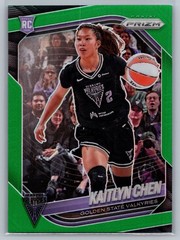 2025 Panini Prizm WNBA Rookie Kaitlyn Chen Green Prizm No.100