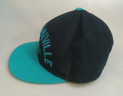Jacksonville Red Caps Hat Negro Leagues NLBM Hatco Snapback Teal Navy Blue
