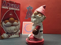 Los Angeles Angels MLB 2011 SGA Garden Gnome Bobblehead NIB Hale O&rsquo;Fann