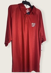 Men&rsquo;s Fanatics Branded Red Washington Nationals Iconic Polo Sz XXL NWT MSRP $70