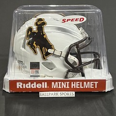 Wyoming Cowboys Speed Mini Helmet Riddell NCAA Licensed Brand New!