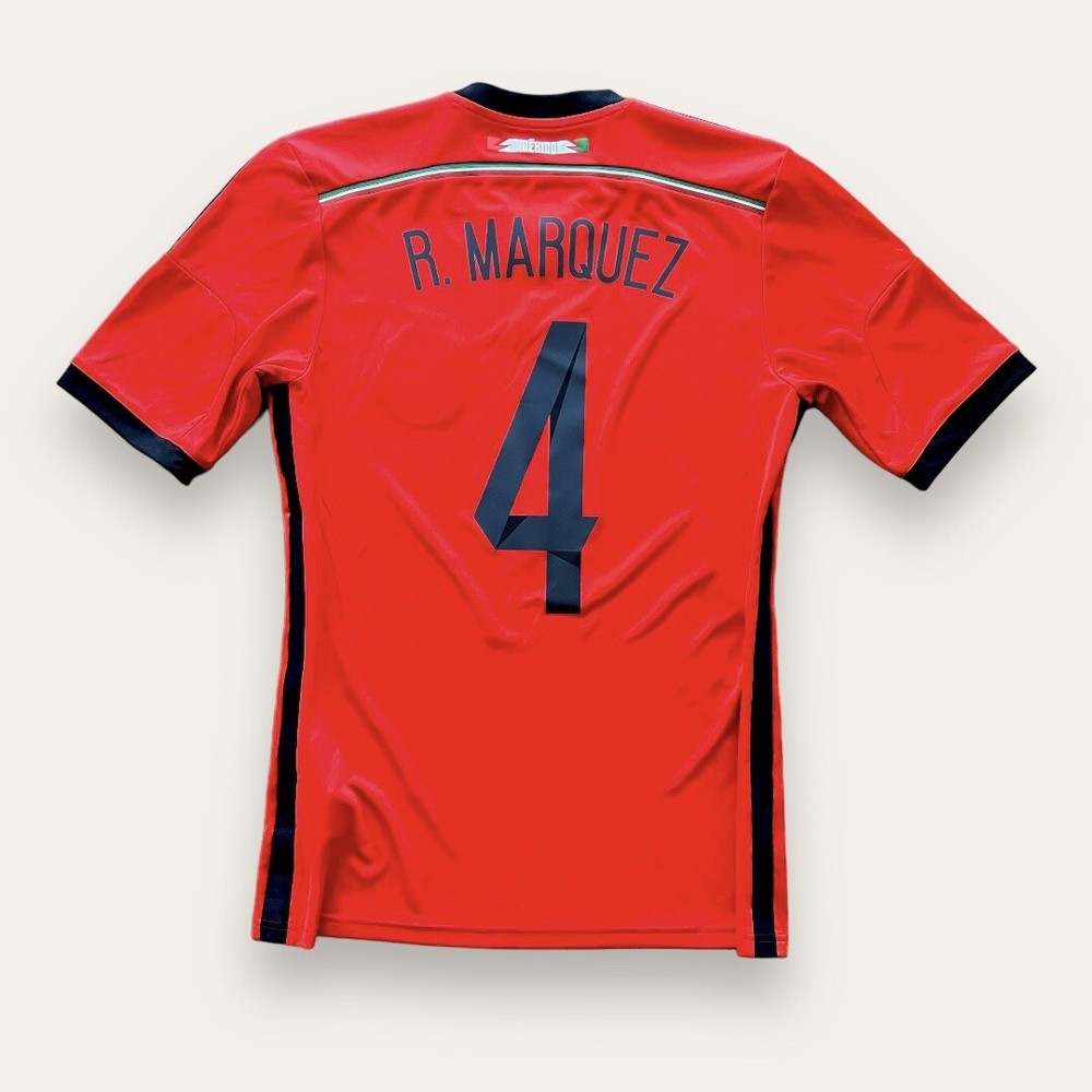 adidas MEXICO 2014 Away Soccer Jersey R.MARQUEZ #4 SZ Sm