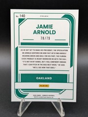 2026 Donruss Baseball #140 Jamie Arnold 78/79 Optic Pink Velocity Prizm