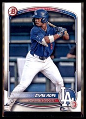 2025 Bowman Prospect Paper Zyhir Hope Los Angeles Dodgers #BP-2 5 Card Lot