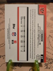 2025 Topps Chrome #61 Joe Burrow Refractor Cincinnati Bengals