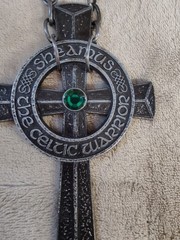 WWF WWE Authentic Sheamus Necklace Pendant Wrestling Big Celtic Warrior Cross