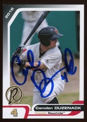2018 Visalia Rawhide CAM DUZENACK Signed Card autograph AUTO DBACKS CAMDEN