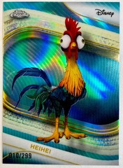 HeiHei 2025 Topps Chrome Disney 19 True Aqua Refractor Sp (10/199)