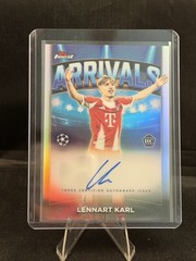 2025-26 Topps Finest – Lennart Karl Arrivals Auto RC Refractor AA-LK