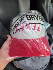 Texas Rangers x True Brvnd – RED / GRAY (1996 Road Grey) Theme Night Hat 7/20/26
