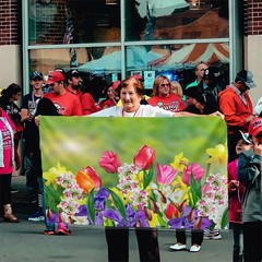 Spring Summer Flowers 36 inches by 60 inches, Flags