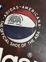 VINTAGE ADIDAS ARTIS GILMORE KENTUCKY COLONELS ABA BASKETBALL SHOE POSTER 26X32