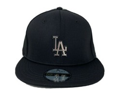 LA-Dodger Black Label Collection hat Glossed Badge New Era 59Fifty fitted cap