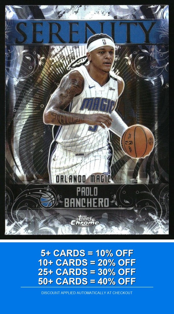 2025-26 Topps Chrome #SY-5 Paolo Banchero Serenity
