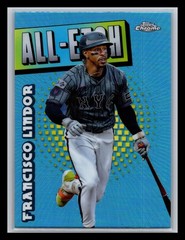 2025 Topps Chrome #CAE-10 Francisco Lindor Chrome All-Etch