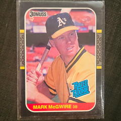 Donruss 1987 Rated Rookie Mark McGwire Oakland Athletics #46 Baseball Card