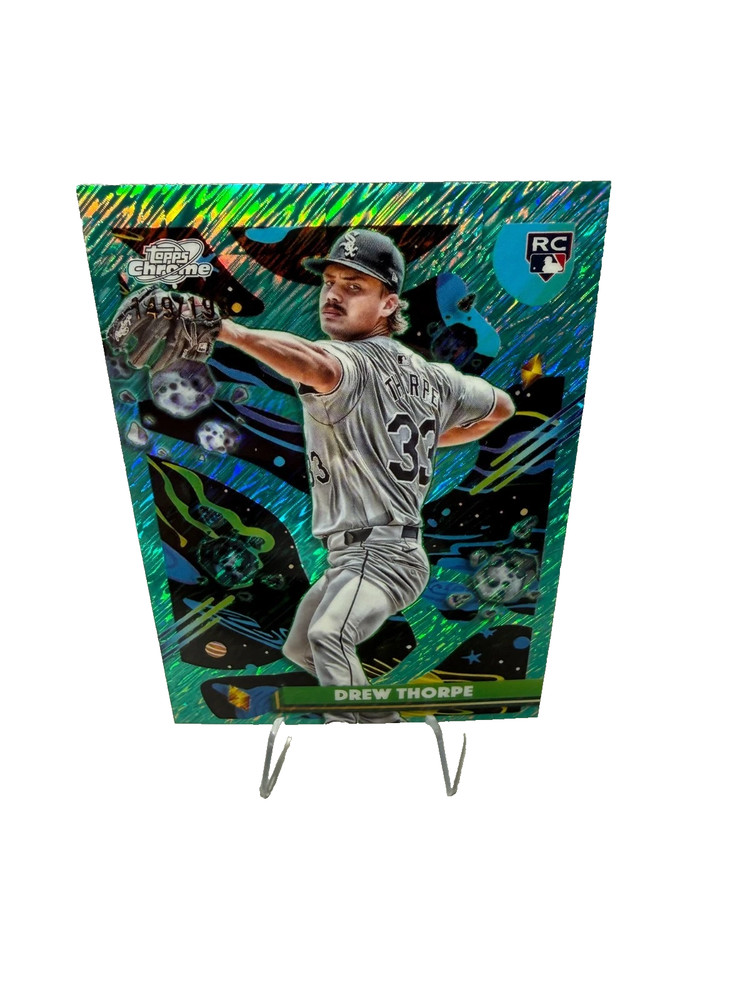 Drew Thorpe 2025 Topps Chrome Cosmic Aqua Equinox Refractor RC /199 #184