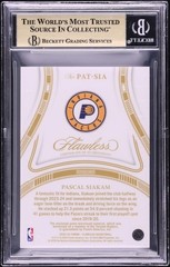 2023 Flawless Pascal Siakam 3-Color Patch /15 #PAT-SIA BGS 9.5 GEM MINT-POP 1