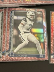 2025 Topps Chrome Football Leather Pigskin Refractor Singles + 2 Card Min Plz!