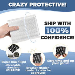 Ding Defend 510-Pack Card Protectors – Lightweight, Reusable, Rounded Corners