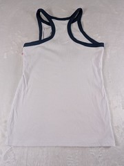 Soft As A Grape Atlanta Braves Baseball Womens Size Medium Racerback Tank Top