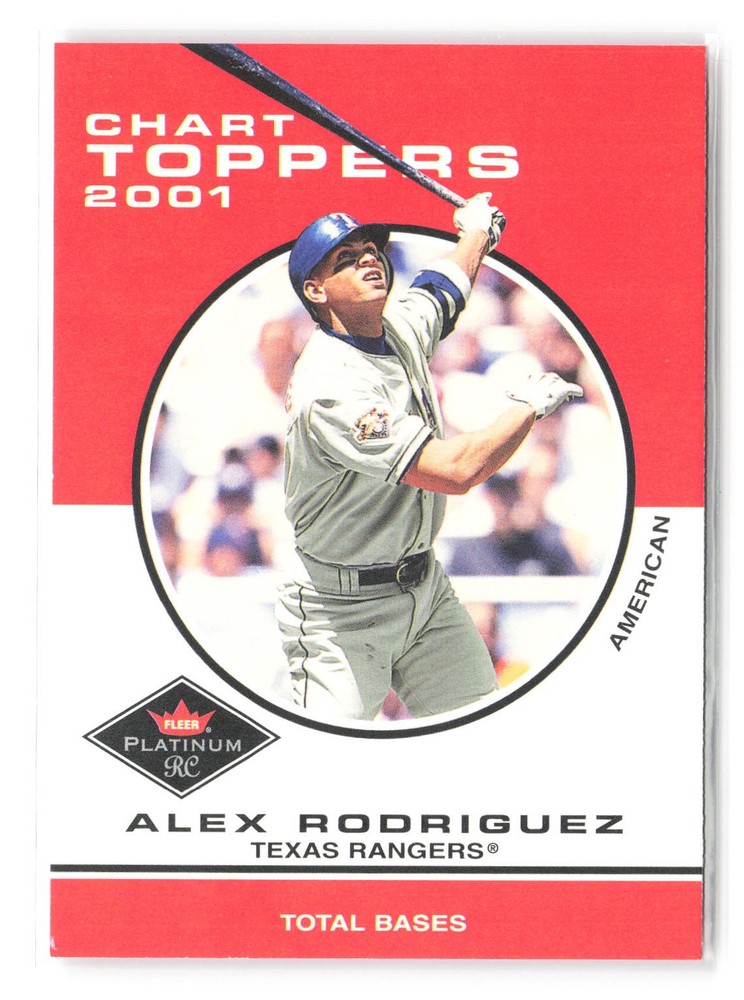 Alex Rodriguez 2001 Fleer Platinum #423 Texas Rangers SK222