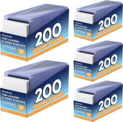 1000 Card Sleeves Top Loaders for Cards, 3&Prime;X4&Prime; Toploaders for Cards, Premium Bas