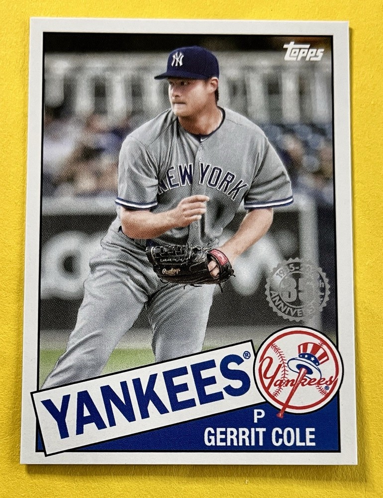 Gerrit Cole 2020 Topps MINI 1985 35TH ANNIVERSARY #85TB-18 YANKEES (Base)
