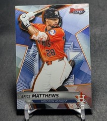 Brice Matthews Chrome Refractor Rookie RC 2025 Bowman&rsquo;s Best Card #TP-18 Astros