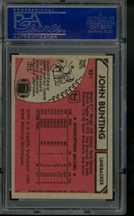1980 Topps John Bunting #251 PSA 7 Philadelphia Eagles