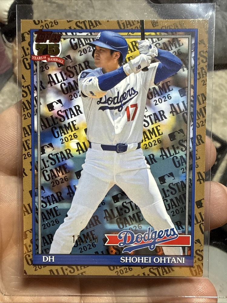 2026 All Star Shohei Ohtani /50 Gold, 91B2-1 Los Angles Dodgers,