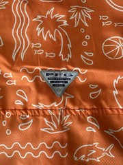 Tennessee Volunteers Mens Columbia PFG Super Slack Tide Fishing Shirt – Small